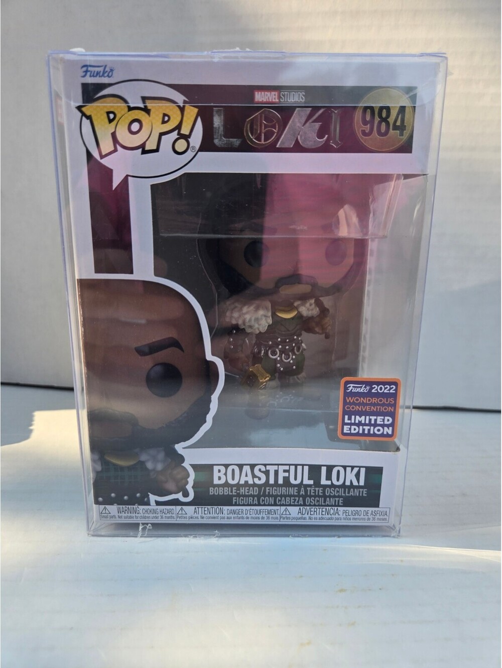 Funko Pop! Marvel Boastful Loki #984 Wonderous Convention Limited Edition
